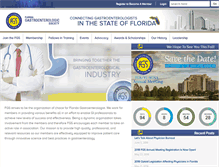 Tablet Screenshot of flgastro.org